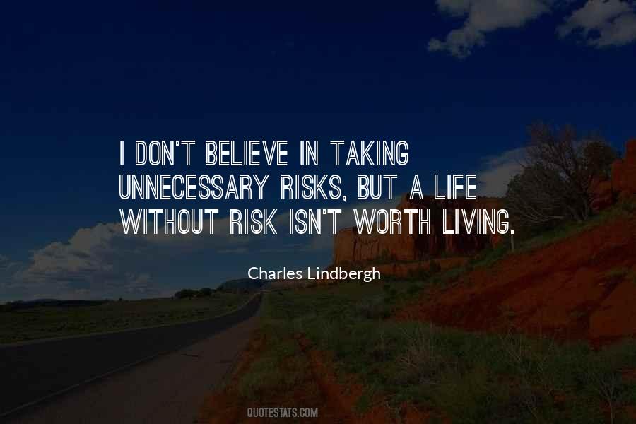 Life Without Risk Quotes #1010363