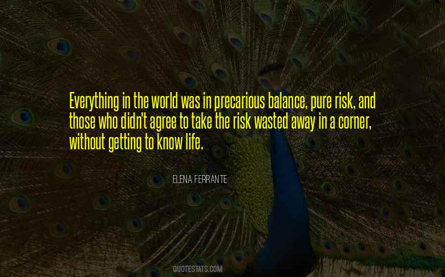Life Without Risk Quotes #1840052
