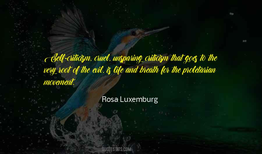 Quotes About Self Criticism #1156402
