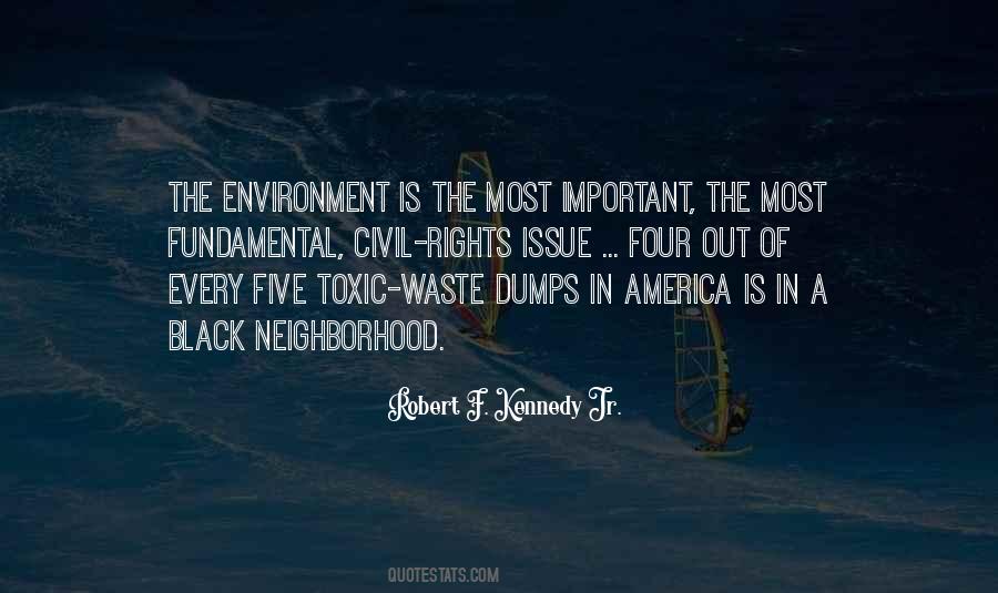 Quotes About Toxic Waste #1521950