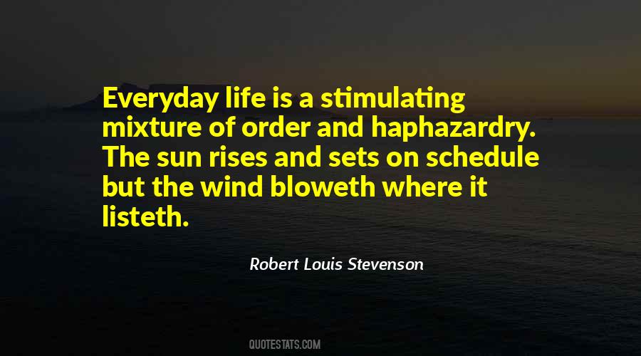 Quotes About The Order Of Life #143853