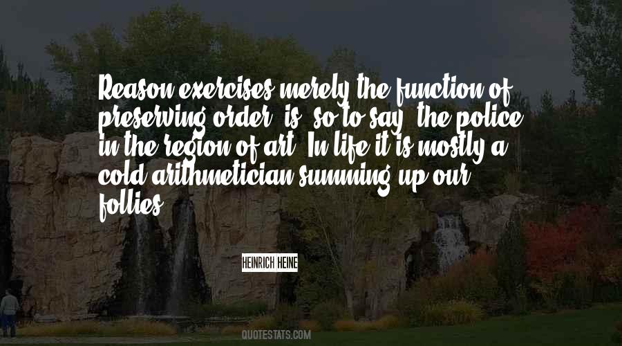 Quotes About The Order Of Life #300882