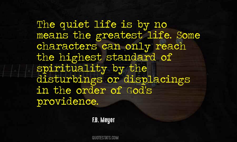 Quotes About The Order Of Life #59253
