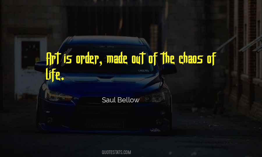 Quotes About The Order Of Life #71323