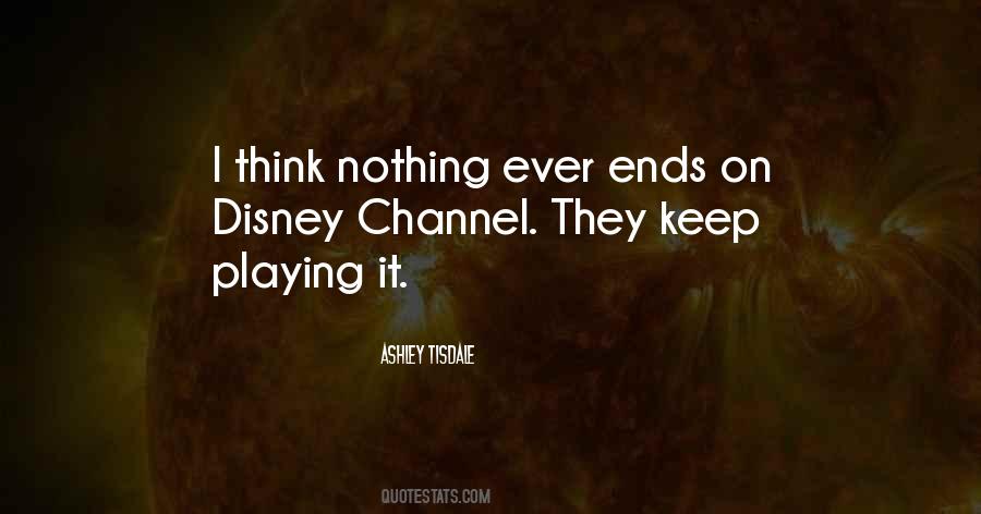Nothing Ends Quotes #1093052