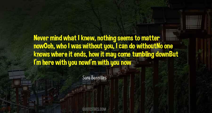Nothing Ends Quotes #172103