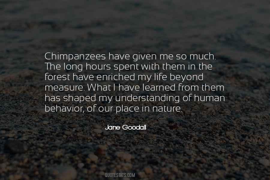 Quotes About Chimpanzees #1015212