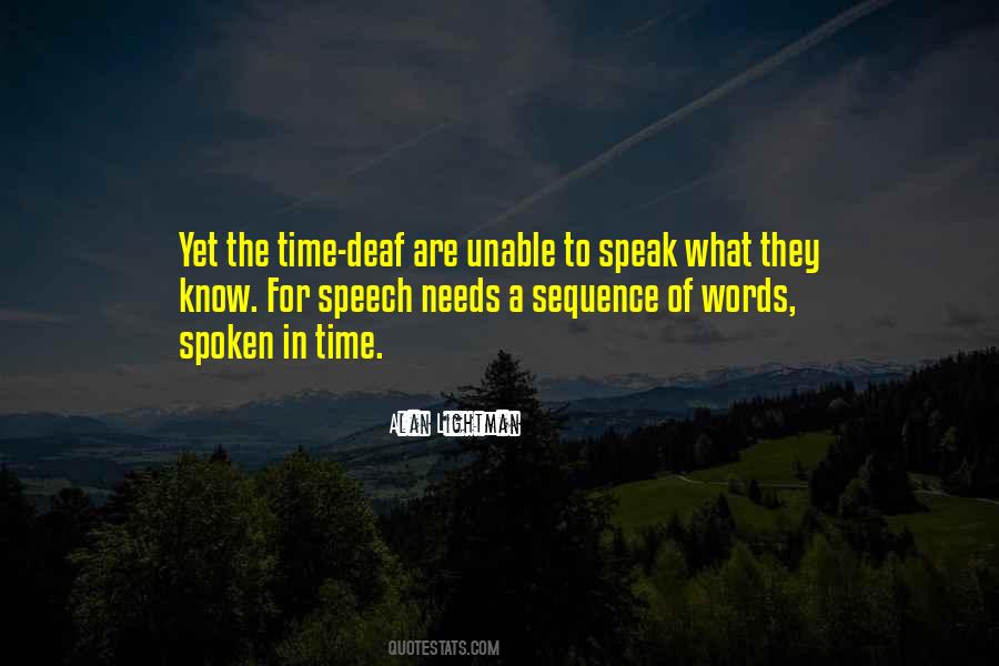 Quotes About Words Spoken #1098461