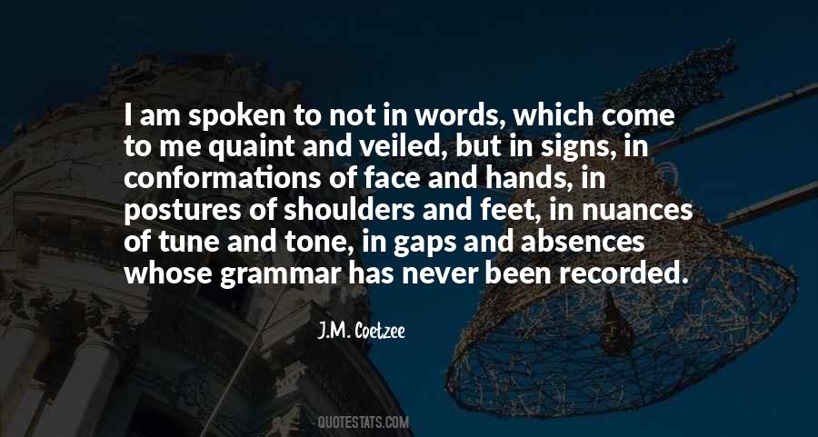 Quotes About Words Spoken #126084