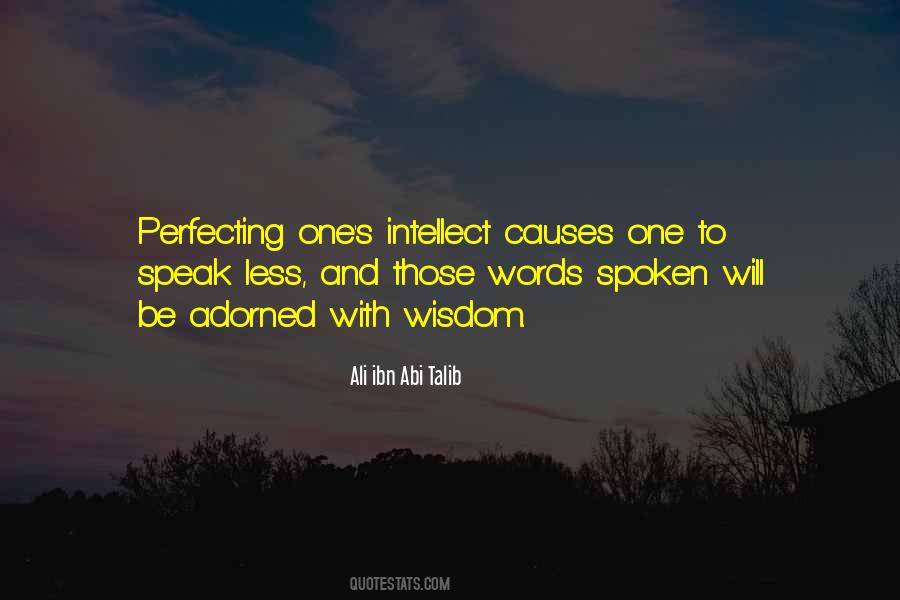 Quotes About Words Spoken #130445