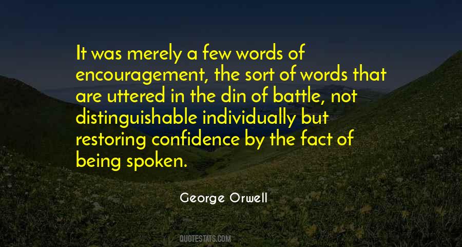 Quotes About Words Spoken #17355