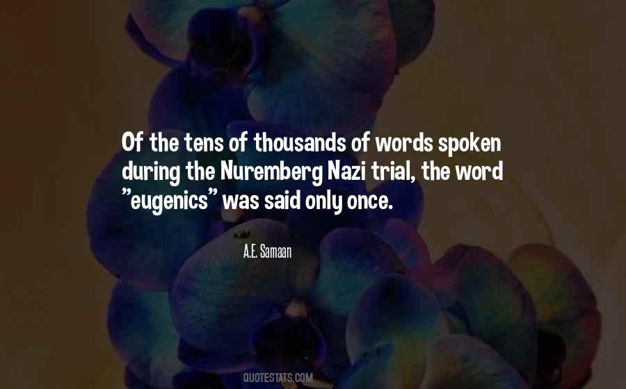 Quotes About Words Spoken #281750