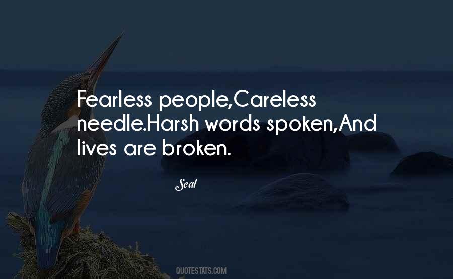 Quotes About Words Spoken #767134