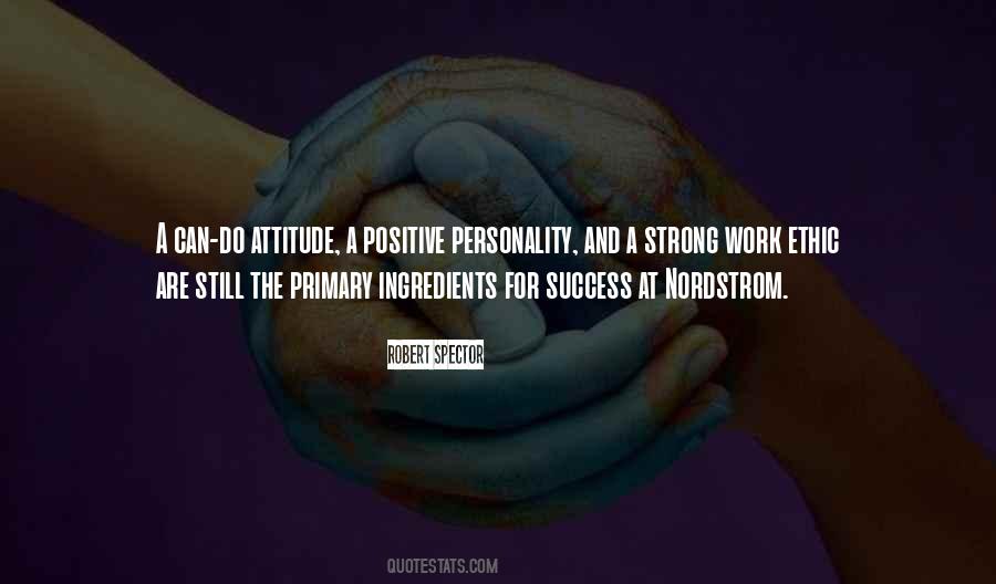 Quotes About Attitude And Work #45450