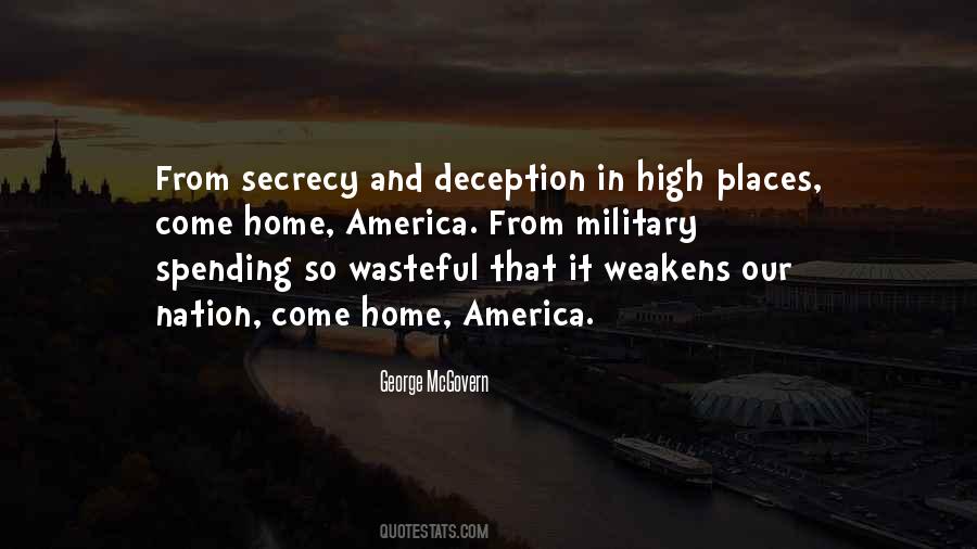 Quotes About Secrecy And Deception #1164940