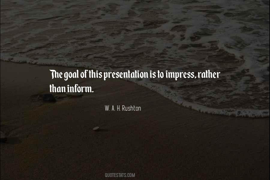 Self Presentation Quotes #85951