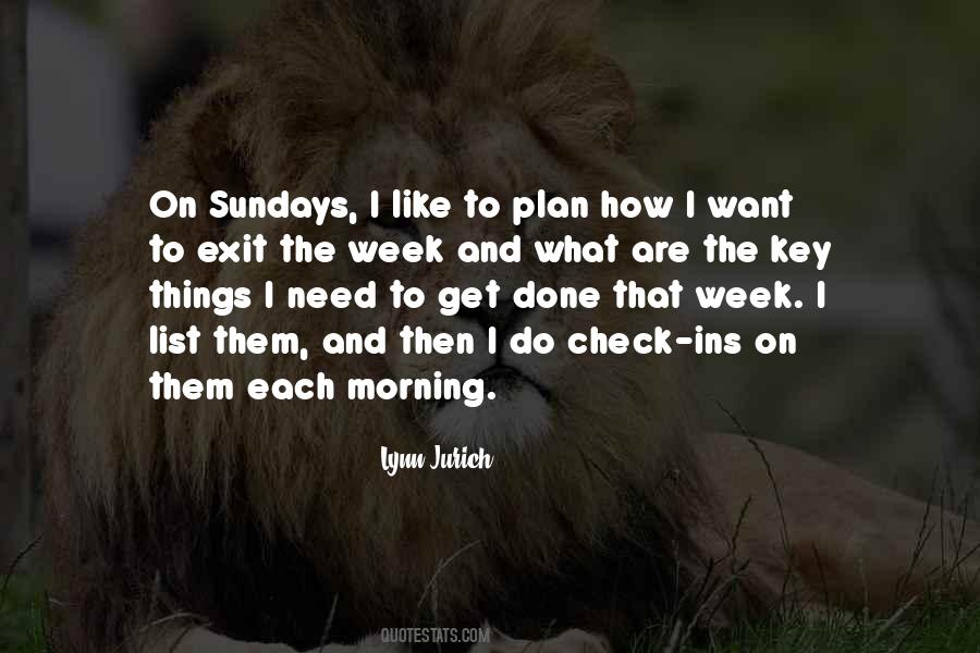 Quotes About Sundays #1038198