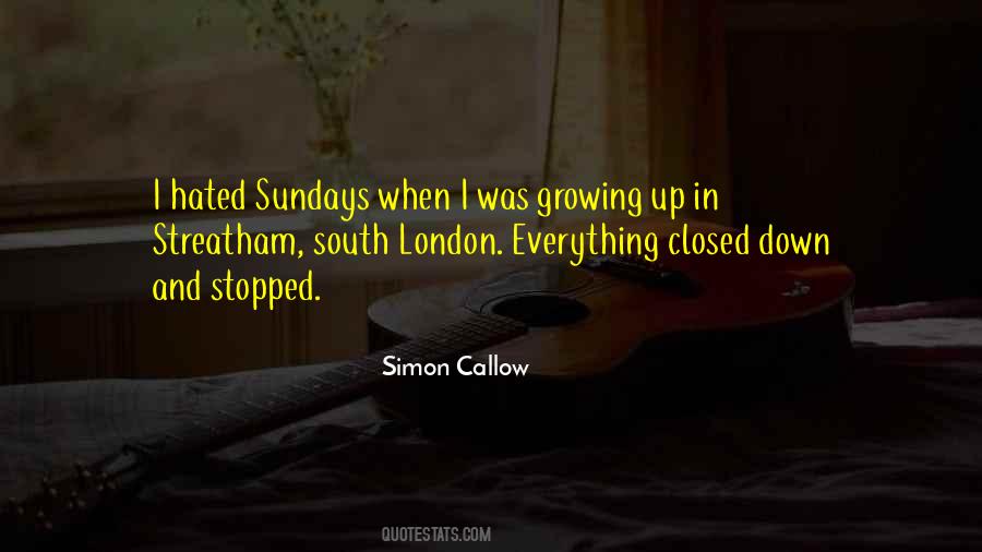 Quotes About Sundays #62821