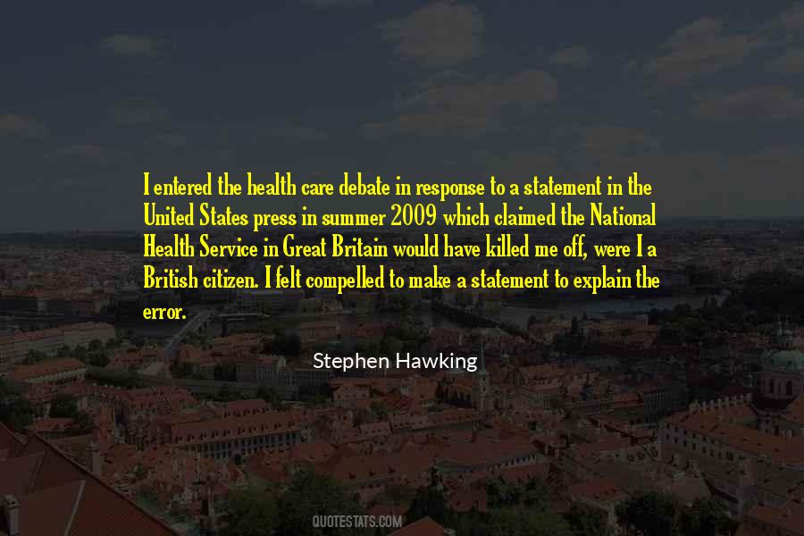 Health Care In The United States Quotes #1666237