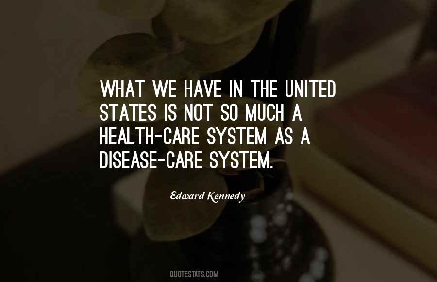 Health Care In The United States Quotes #169642