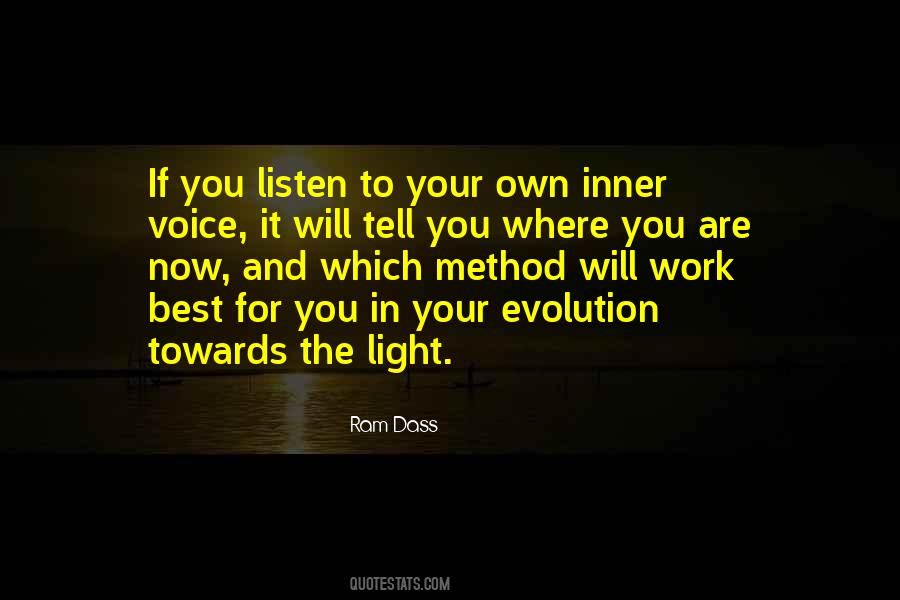 Listen To Your Inner Voice Quotes #1126685
