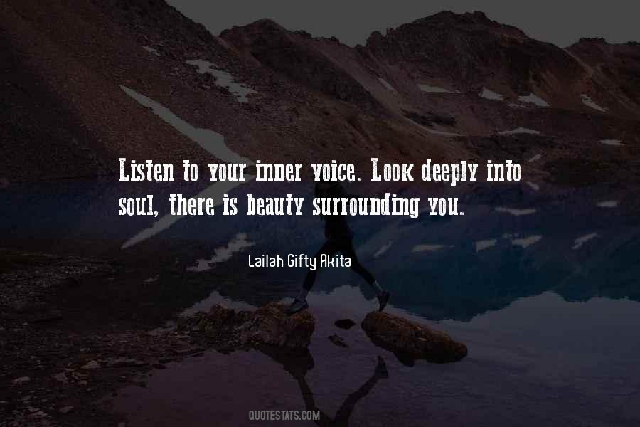 Listen To Your Inner Voice Quotes #914036