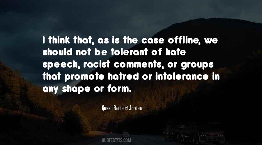 Quotes About Hate Speech #1095057