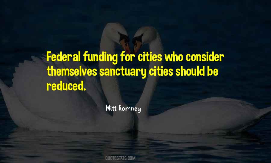 Quotes About Sanctuary Cities #126781