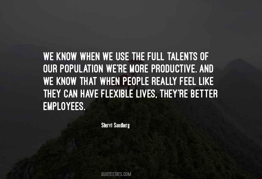 Quotes About Productive Employees #288337