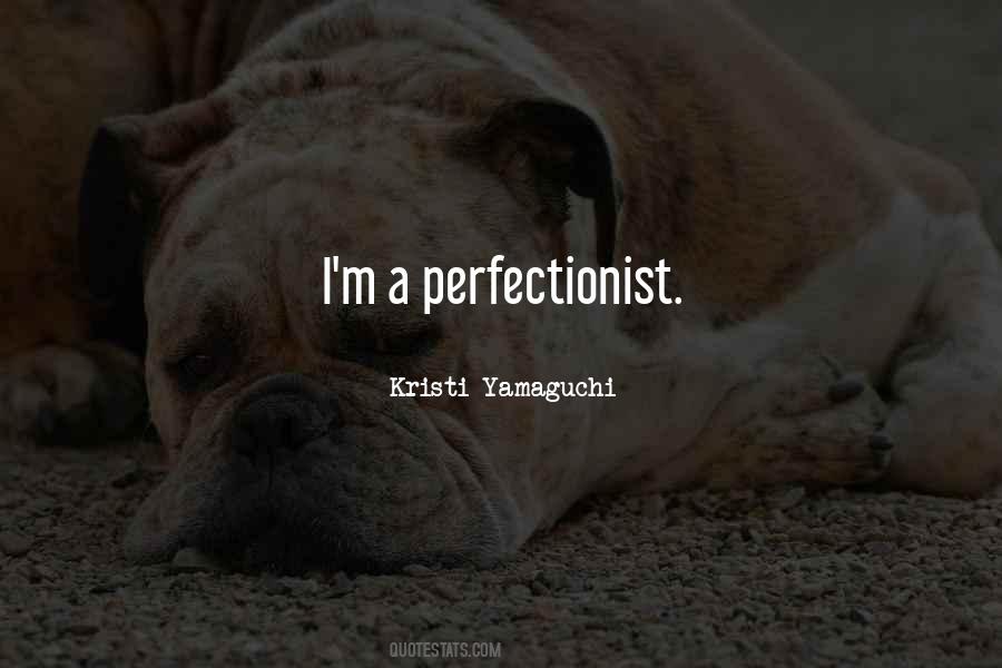 Quotes About Perfectionist #386899