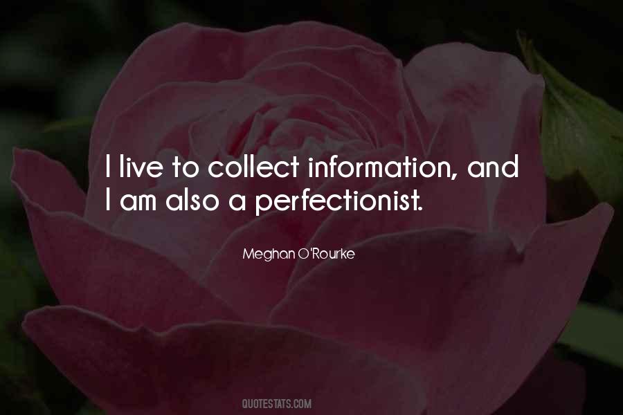 Quotes About Perfectionist #807059