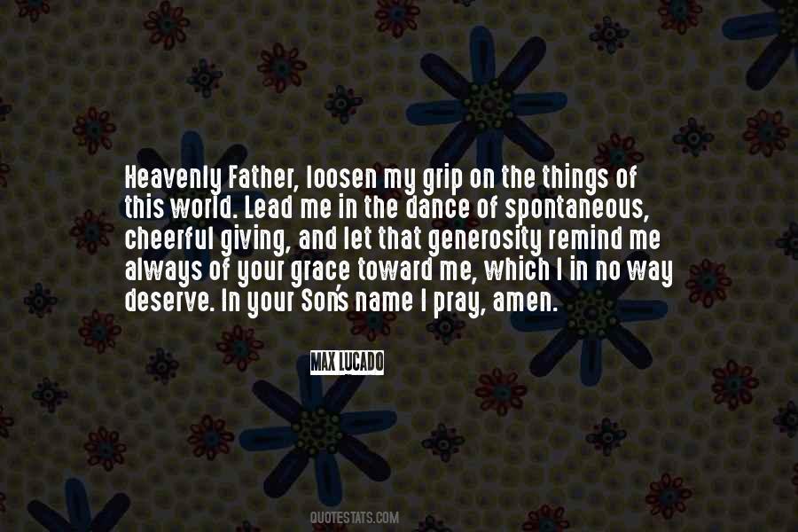 Quotes About The Heavenly Father #192888