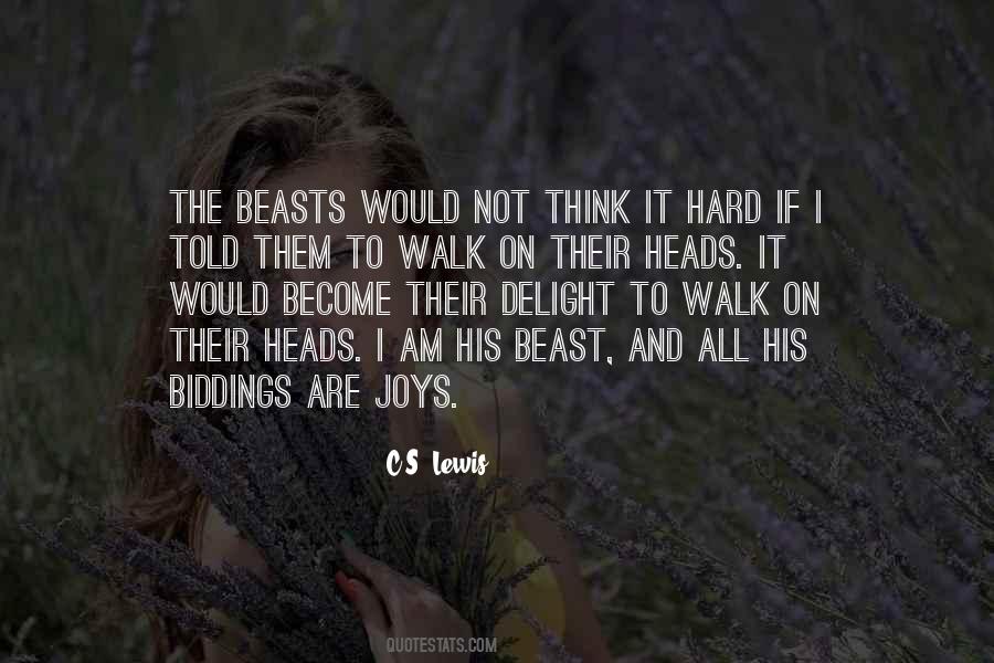 Quotes About Beasts #1391629