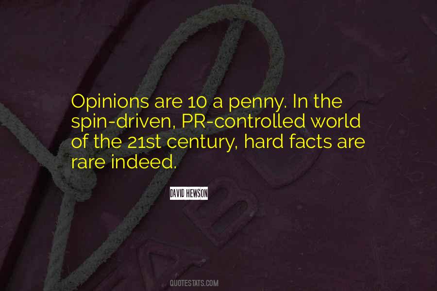 Opinions Are Not Facts Quotes #1856671
