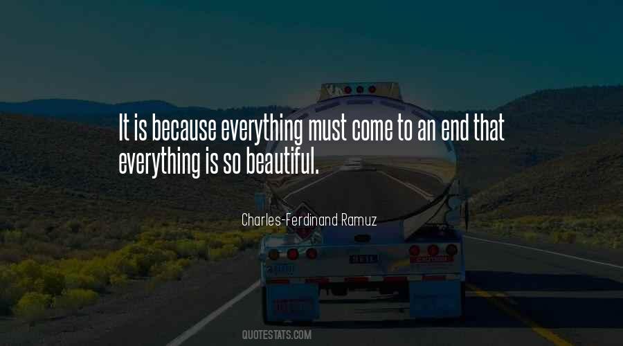 Everything That Is Beautiful Quotes #1436027