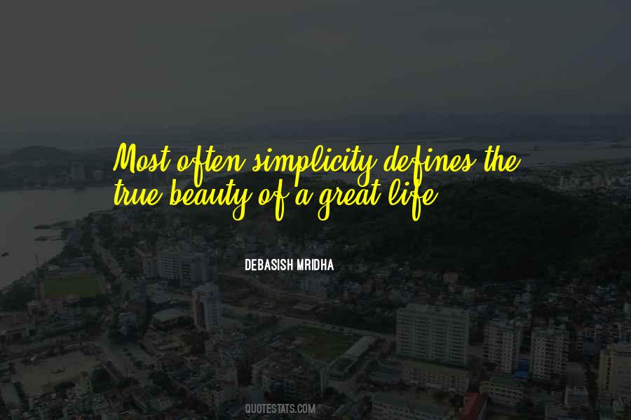 Life Simplicity Quotes #477972