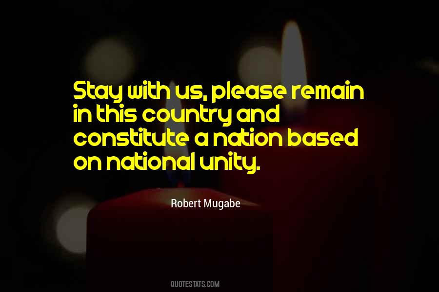 Quotes About National Unity #1527376