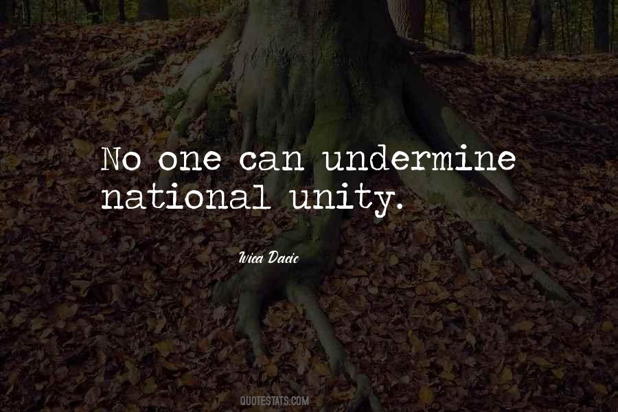 Quotes About National Unity #621015