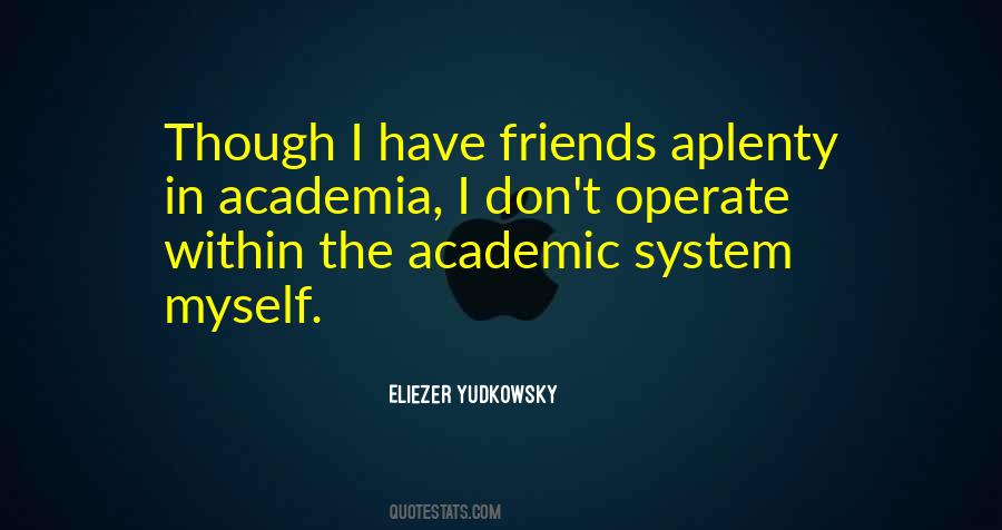 Quotes About Academia #129955