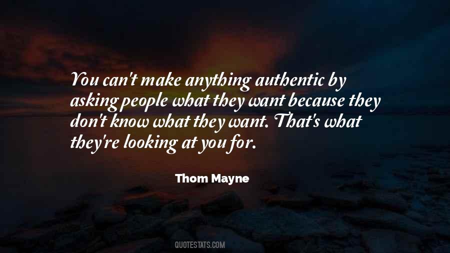 Authentic People Quotes #933620