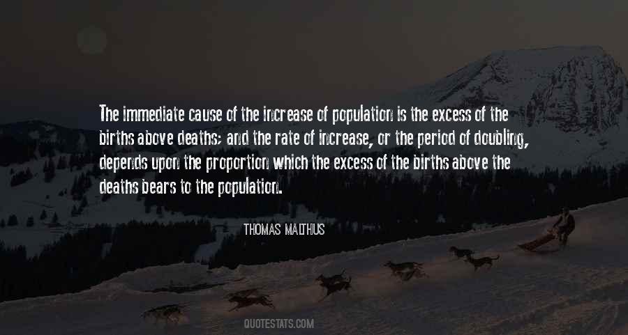 Quotes About Population Increase #1085566