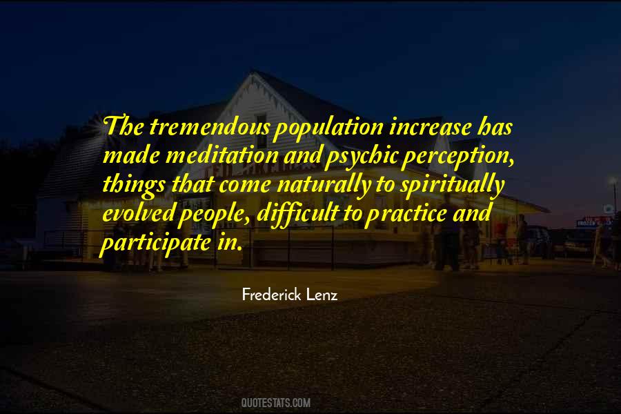 Quotes About Population Increase #110545
