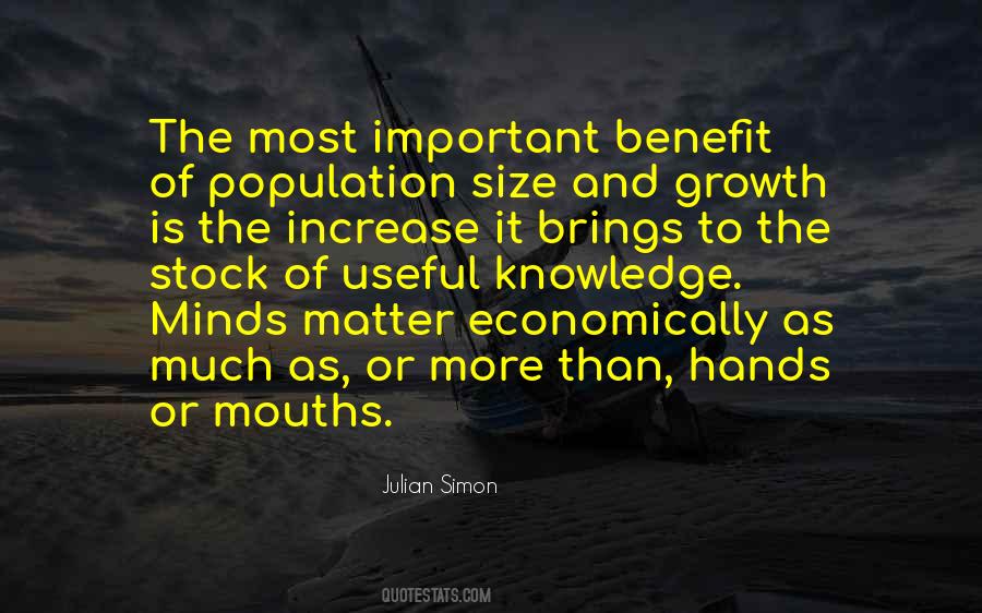 Quotes About Population Increase #1589205