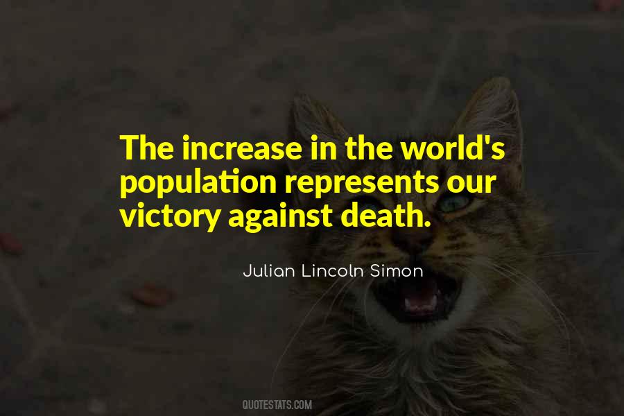 Quotes About Population Increase #1827985
