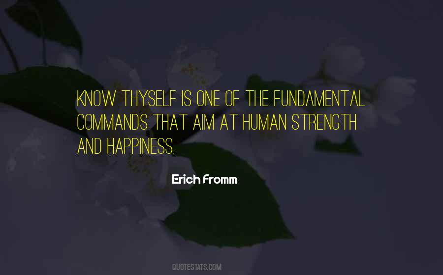 Human Strength Quotes #943385