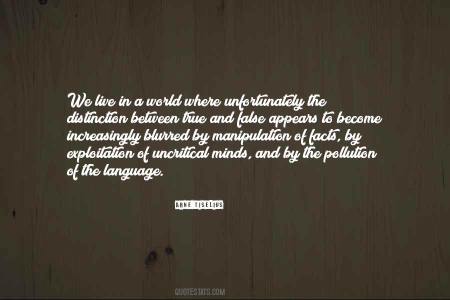 Quotes About Manipulation #1070108