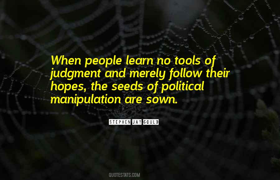 Quotes About Manipulation #1170085