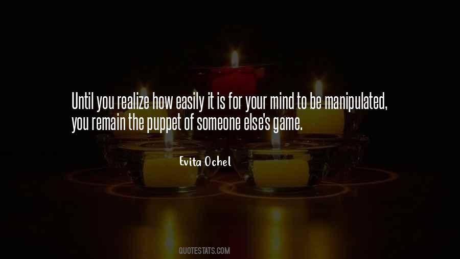 Quotes About Manipulation #13068