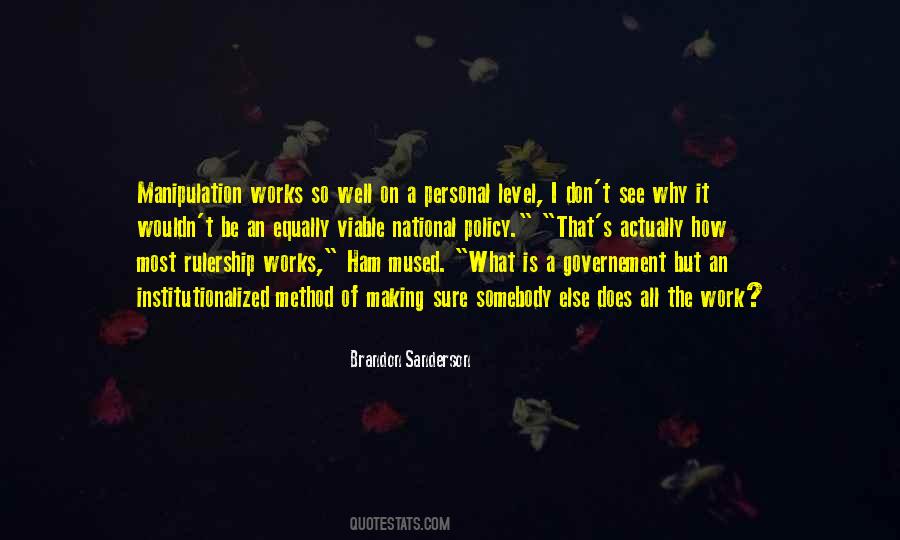 Quotes About Manipulation #1662807