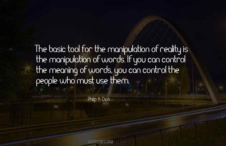 Quotes About Manipulation #229922